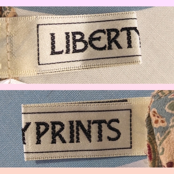 Vintage Liberty Print Dress (Lanthe), Voir by Sanyo, EUC - Picture 9 of 12